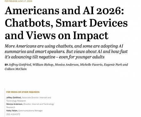 (PDF) Pew - Americans and AI 2026 : Chatbots, Smart Devices and Views on Impact