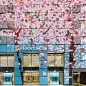Damien Hirst Enlivens Tiffany & co. Ginza Flagship with 'Blossoming' Facade Art