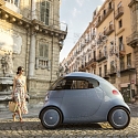 Extra Small Fiat Topolino Can Convert Into Coupe, Roadster Or Roofless Mini Electric Car