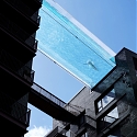 Fully Transparent Sky Pool Provides 