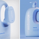 Innovative Shampoo Bottle Includes a Detachable Mini Bottle for Travel