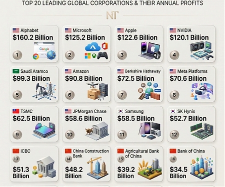 The World’s 30 Most Profitable Companies