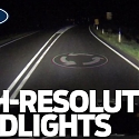 (Video) Ford Tests High-Resolution Headlights