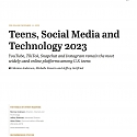 (PDF) Pew - Teens, Social Media and Technology 2023