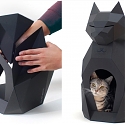 A DIY Cat House made of Paper - PULPET